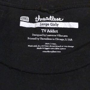 Threadless Tops - Threadless “TV addict” shirt Threadless Tops - Threadless “TV addict” shirt